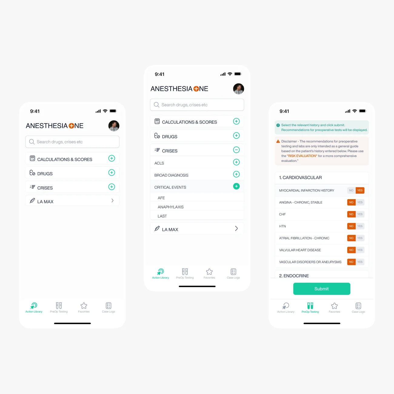 AnesthesiaOne mobile app and web platform